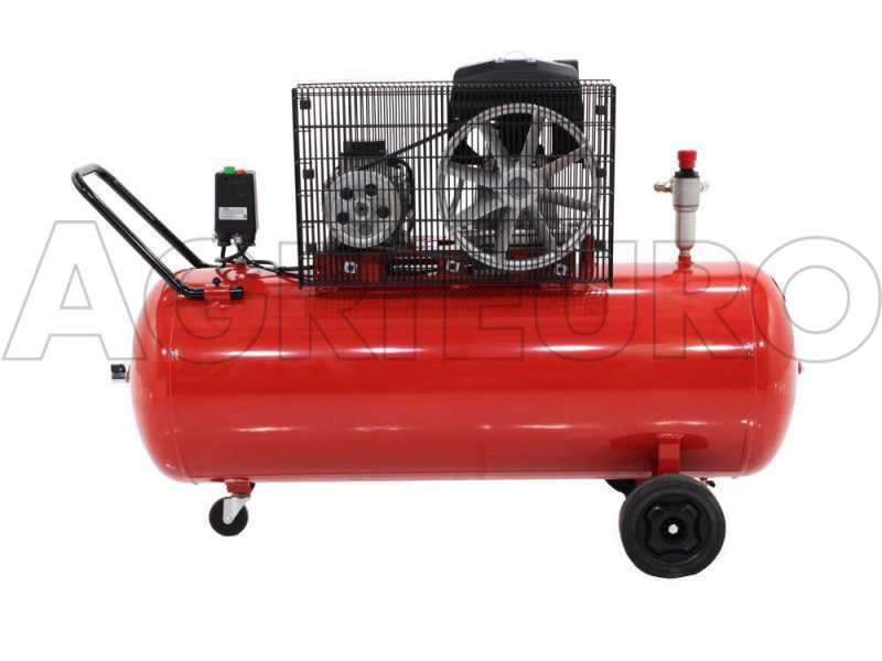 Fini Advanced MK 113-200-4 - Three-phase Belt-driven Electric Air Compressor - 4 Hp Motor - 200L