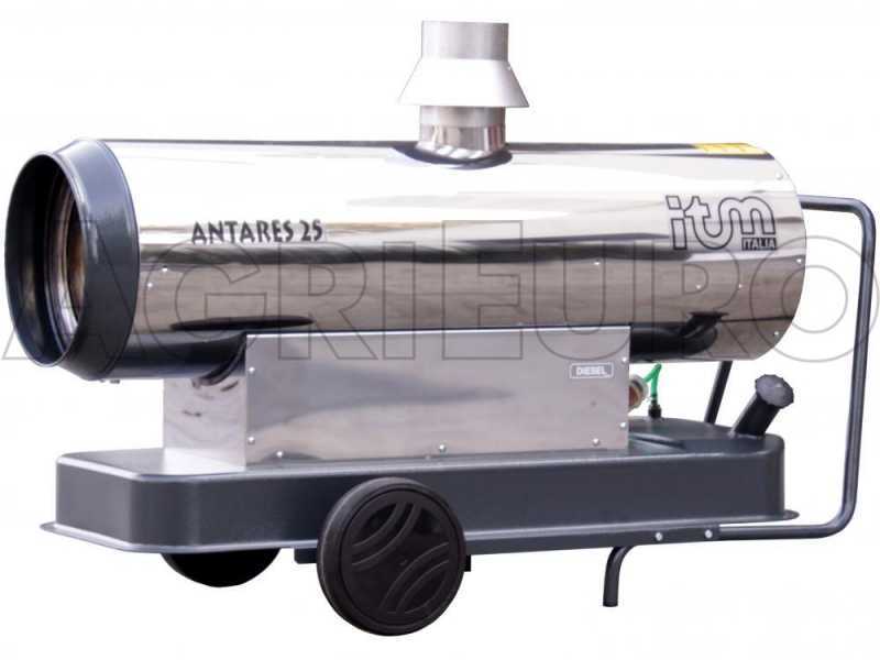 ITM ANTARES 25 INOX Diesel Indirect Hot Air Generator - Indirect with exchanger