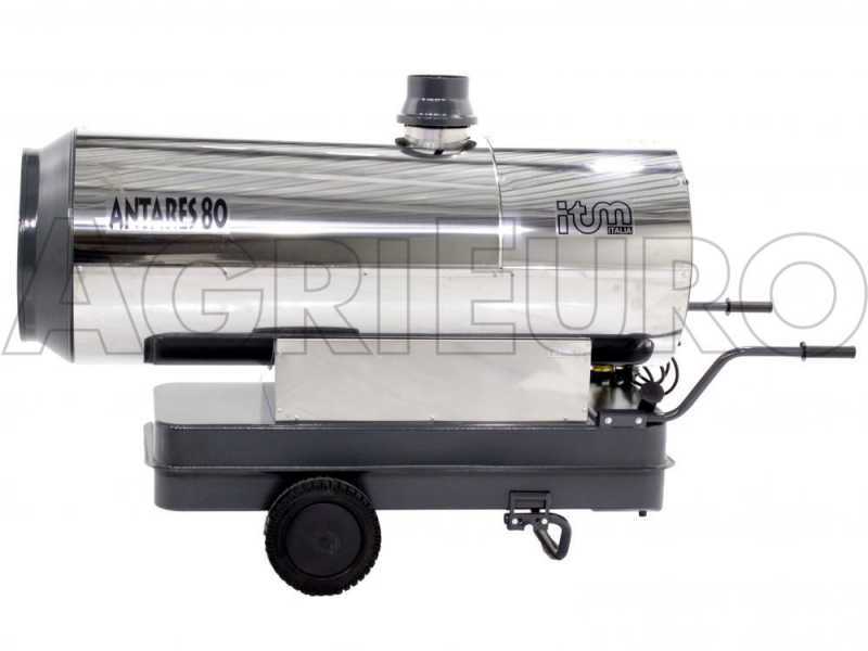 ITM ANTARES 80 INOX Diesel Indirect Hot Air Generator - Indirect with exchanger