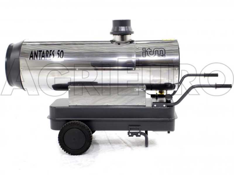 ITM ANTARES 50 INOX Diesel Indirect Hot Air Generator - Indirect with exchanger