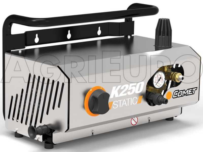Comet K250 Static 15/170 T Three-phase Cold Water Pressure Washer - Wall-mounted