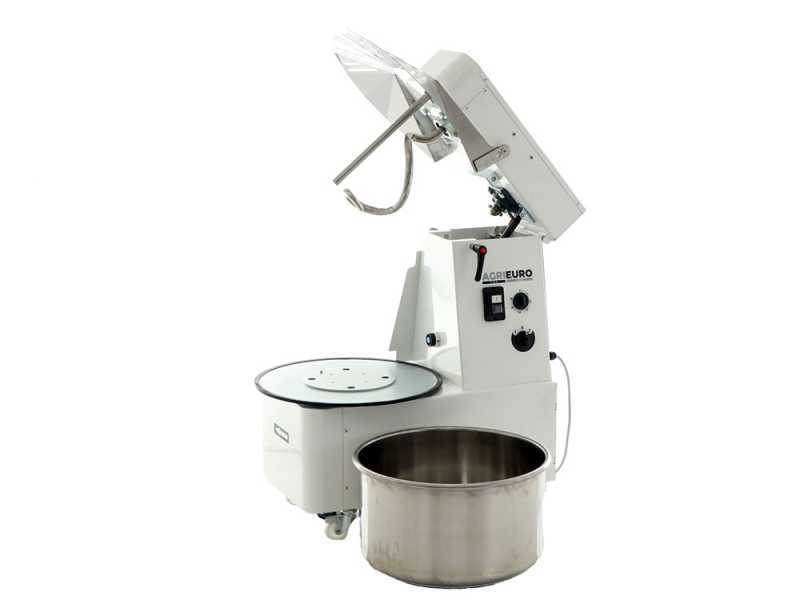 MIXER 4000 T-2G Deluxe three-phase dough mixer, 2 speeds, 35 kg capacity, 41 litre bowl