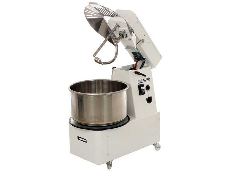 MIXER 4000 T-2G Deluxe three-phase dough mixer, 2 speeds, 35 kg capacity, 41 litre bowl