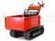 GINKO TR 660 Extensible Tracked Power Barrow with Hydraulic Tipping, Honda GX200 Engine