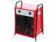 GeoTech EH 2200 T Electric Fan Heater - Three-phase electric motor 22 KW