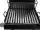 Wood-fired Barbecue with 45x34 Stainless Steel Grid and V Grooves for Grease Recovery - Foldable and Portable