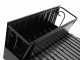 Wood-fired Barbecue with 45x34 Stainless Steel Grid and V Grooves for Grease Recovery - Foldable and Portable