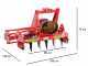 Heavy-duty RO 88 Power Harrow - 88 cm working width - 10 blades - light size