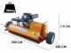 GeoTech Pro GTRB145 petrol flail mower for quad - towed flail mower