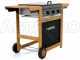 Campingaz 3 Series Adelaide 3 Woody Dualgas Gas or Methane Grill with Grid, Griddle and 3 Burners