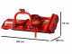 AgriEuro Fu TOP 138 M Tractor-mounted Flail Mower with Manual Shift - Light Series - 20 Hammer Flails