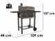 CB1450 Small Charcoal Barbecue with Steel Grid - Small-size - 1400 cm&sup2; Cooking Surface