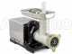 Reber 9504N INOX Meat Mincer - N.32 - 1200W Professional Induction Electric Motor - Gear Motor with Steel Gears