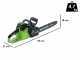 Greenworks GD40CS18 40V Electric Saw - 40 cm bar - 4.0A Battery