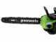 Greenworks GD40CS18 40V Electric Saw - 40 cm bar - 4.0A Battery