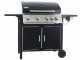 Royal Food GB 2680-B4+1 Gas Grill with Stainless Steel Grid - 67x40 Cooking Surface