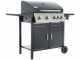 Royal Food GB 2680-B4+1 Gas Grill with Stainless Steel Grid - 67x40 Cooking Surface