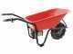 Geotech CAR 150T Electric Wheelbarrow with Traktor Wheels - 40 V 6Ah Battery