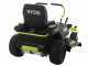 Ryobi ZTR480ex ZTR Battery-powered Riding-on Mower - Battery-powered Electric Motor 48 V/100Ah - 107 cm Cutting Width - 2 in 1