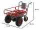 Geotech CAR 300T-T PLUS Electric Battery-powered Wheelbarrow - 40V Battery 6 Ah