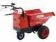 Battery-Powered Power Wheelbarrow GeotechPro Mini Dumper Car E300 - Manual Dumper Barrow 300 Kg