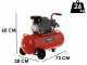 Einhell TC-AC 190/50/8 - Wheeled Electric Air Compressor - 2 HP motor - 50 L