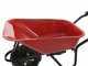 GeoTech CAR 150A Electric Wheelbarrow with Traktor wheels - 24 V/12Ah battery