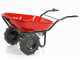 Geotech CAR 260T-100 Electric Wheelbarrow with traktor wheels - 40 V 6Ah Battery