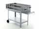 Royal Food CB 550S Charcoal Barbecue - with Double Stainless Steel Grid