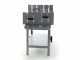 Royal Food CB 550S Charcoal Barbecue - with Double Stainless Steel Grid