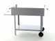 Royal Food CB 550S Charcoal Barbecue - with Double Stainless Steel Grid