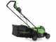 Greenworks GD24LM33 24 V Battery-powered Electric Lawn Mower - 33 cm - 4Ah Battery