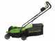 Greenworks GD24LM33 24 V Battery-powered Electric Lawn Mower - 33 cm - 4Ah Battery