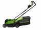 Greenworks GD24LM33 24 V Battery-powered Electric Lawn Mower - 33 cm - 4Ah Battery