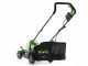 Greenworks GD24LM33 24 V Battery-powered Electric Lawn Mower - 33 cm - 4Ah Battery