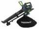 Verdemax SAR40 Leaf Blower - Garden Vacuum - 24 V - 2 Batteries 20 V 2.5Ah