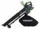 Verdemax SAR40 Leaf Blower - Garden Vacuum - 24 V - 2 Batteries 20 V 2.5Ah