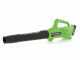 Greenworks G24ABO Axial Battery-powered Leaf Blower 24 V - with 4Ah battery