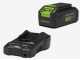 Greenworks G24LT28 - Battery-powered Edge Trimmer - 24V 4Ah