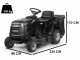 Alpina AT4 84 A Riding-on Mower with Grass Collector and ST 350 Engine