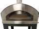 Rossofuoco Nonna Luisa - Outdoor Wood-Fired Oven with Trolley - Black