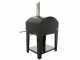 Rossofuoco Nonna Luisa - Outdoor Wood-Fired Oven with Trolley - Black