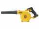 DeWalt DCV100-XJ Leaf Blower - 18V - BATTERY AND BATTERY CHARGER NOT INCLUDED