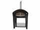 Rossofuoco Benni - Outdoor Wood-Fired Oven with Trolley - Brown