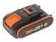 Worx WG286E Battery-powered Hedge Trimmer - 2x20V 2Ah Batteries - 60 cm Steel Blade