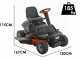 Yard Force E559 Battery-powered Riding-on Mower - 56V/50Ah - Side Discharge and Mulching