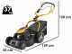 Stiga COMBI 753 SE petrol trailed lawnmower - 4 in 1 - Engine ST 170 LS