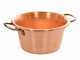 LAR Polentamatic - Hammered Electric Copper Pot for polenta 3.5 L - 8W