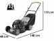 Alpina AL4 41 A Hand-Push Lawn Mower - Stiga ST 120 Engine