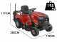 Troy Bilt Bronco 927T-R Riding-on Mower - Hydrostatic Transmission - Grass Collector